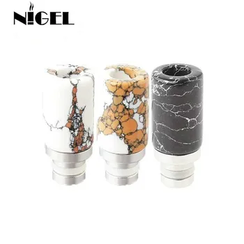 Nigel Jade Stone Drip Tip 510 Drip Tips MouthPiece Healthy Drip Tips For 510 RDA RBA RDTA Vape Atomizer E Cigarette Accesseries drip fertigation technologies