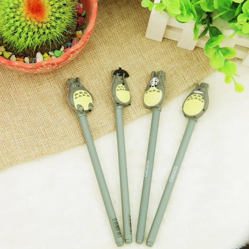 

1Pcs / Pack Novelty Cute My Neighbor Totoro Gel Ink Pen Signature Pen Escolar Papelaria School Office Supply Promotional Gift