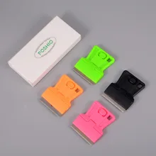 FOSHIO 4 шт. бритвенный скребок с коробкой, стальной бритвенный скребок, скребок из углеродного волокна, инструмент для тонировки окон, инструмент для бытовой очистки, инструмент для удаления клея