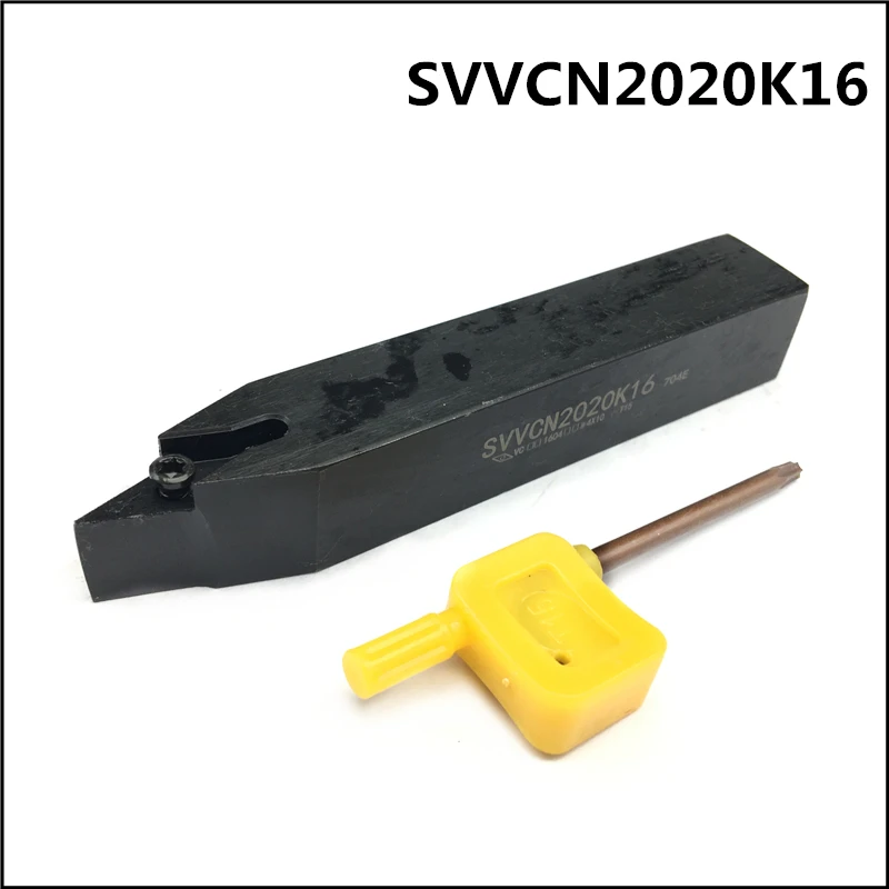 

SVVCN2020K16 72.5 Degrees External Turning Tool Holder For VCMT160404 VCMT160408