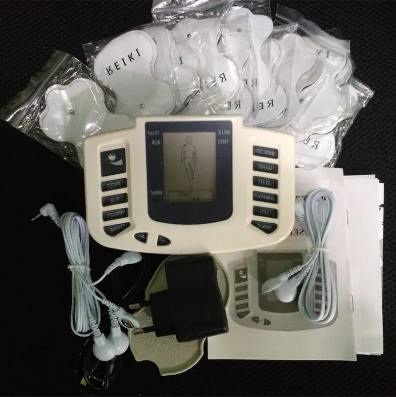 Massager Electrical Stimulator Full Body Relax Muscle Therapy Massager Pulse tens Acupuncture Health Care Slimming Machine12pads Massager Electrical Stimulator Full Body Relax Muscle Therapy Massager Pulse tens Acupuncture Health Care Slimming Machine12pads
