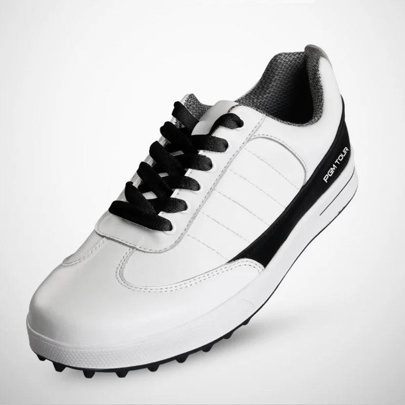 المهنية الرجال حذاء جولف مسمار ثابت Skidproof ل جولف رياضية رجل للماء الدانتيل يصل أحذية رياضية عالية الجودة AA51031