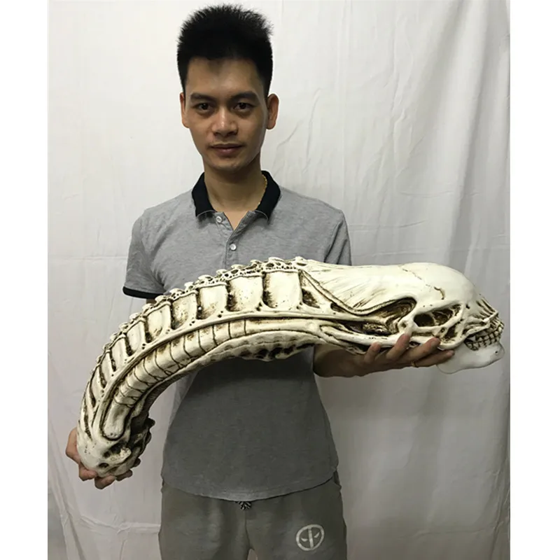 

Alien 1:1 LIFE SIZE Statue Prometheus Bust Alien Larvae Modelling AVP Skull Artware Resin Action Figure Collectible Model Toy