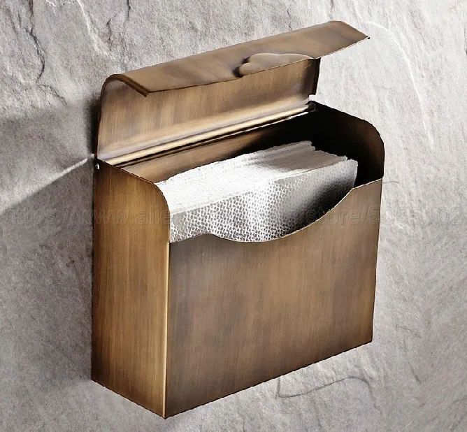 Antique Brass Finish Toilet Paper Holder Design/Bronze Paper Towel Holder/Roll Holder,Bathroom waterproof tissue box zba301