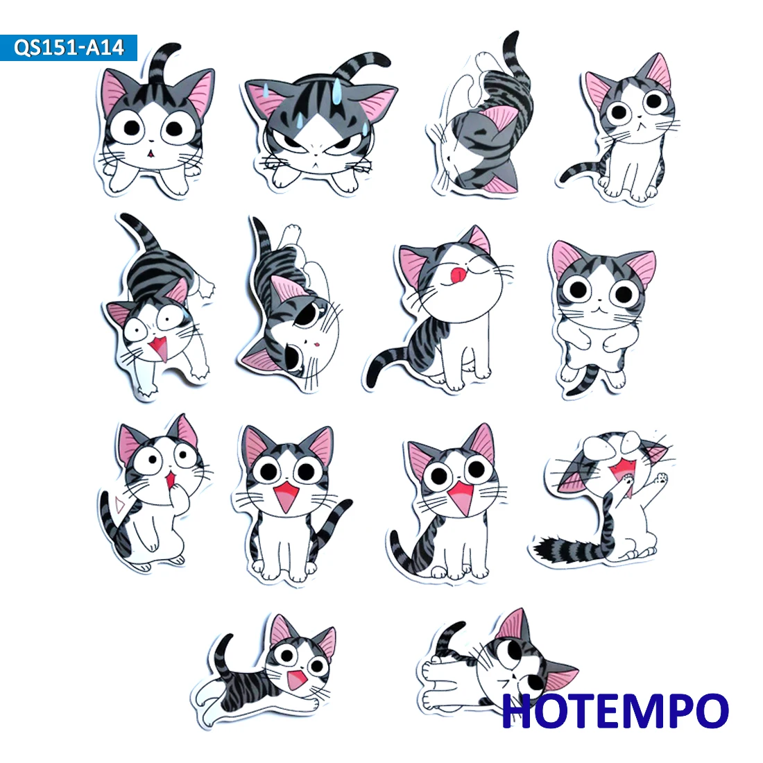 Dotabetamaps 安い 14 1 個かわいい猫の漫画のステッカーのための携帯電話のラップトップ荷 物スーツケースギターケーススケートボード バイクデカールステッカー 通販 価 格 Dotabetamaps 安い 14 1 個かわいい猫の漫画のステッカーのための携帯電話のラップトップ荷 物スーツケースギターケーススケートボード バイクデカールステッカー 通販 価 格