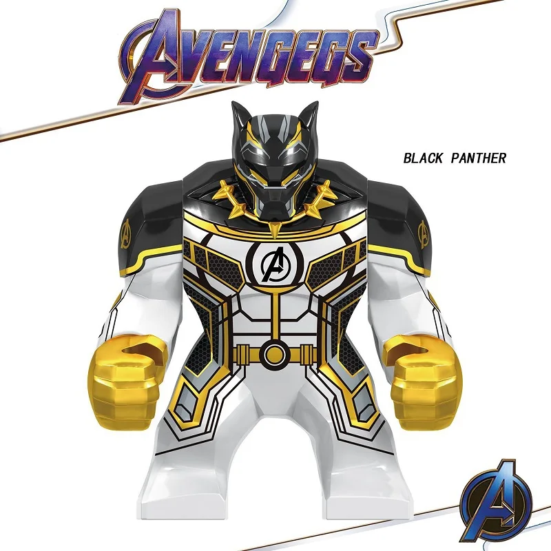 

Avengers 4 Endgame Thanos Infinity Gauntlet Iron Man Black Panther Marvel Building Blocks Action Figures Children Legoed Toys