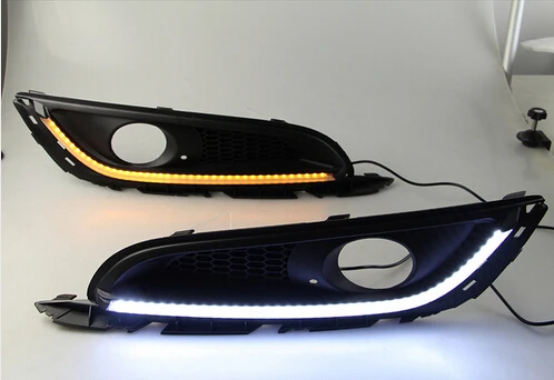 

Auto Lighting Style LED Daytime Running Light for Opel Insignia DRL 2014 signal daytime driving fog lamp cover 0.5W good LED