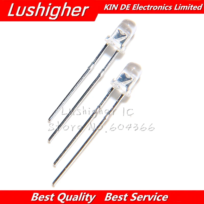 

20pcs 3MM Photodiode Photosensitive Receiver Photosensitive Receiver Diode Photosensors Free Shipping