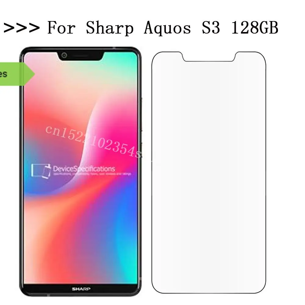 

For Sharp Aquos S3 128GB Tempered Glass 9H High Quality Protective Film Explosion-proof Screen Protector For Sharp Aquos S3