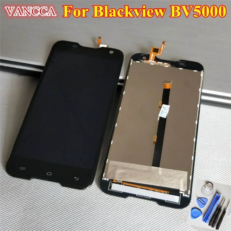 imágenes para 100% la Mejor calidad de LCD Display + Touch Screen Asamblea de Cristal Digitalizador Reemplazo Para Blackview BV5000 imágenes para 100% la Mejor calidad de LCD Display + Touch Screen Asamblea de Cristal Digitalizador Reemplazo Para Blackview BV5000