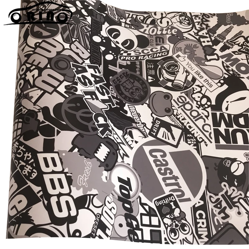 Sticker Bomb Vinyl Film Car Wrap-10