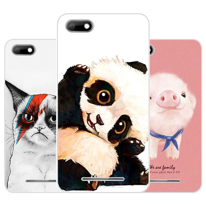 

For wiko lenny 3 Case,Silicon panda cartoon Painting Soft TPU Back Cover for wiko lenny 3 protect Phone cases