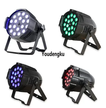 

4 pieces par led zoom dmx 18x18w led zoom par rgbawuv 6-in-1 led par light
