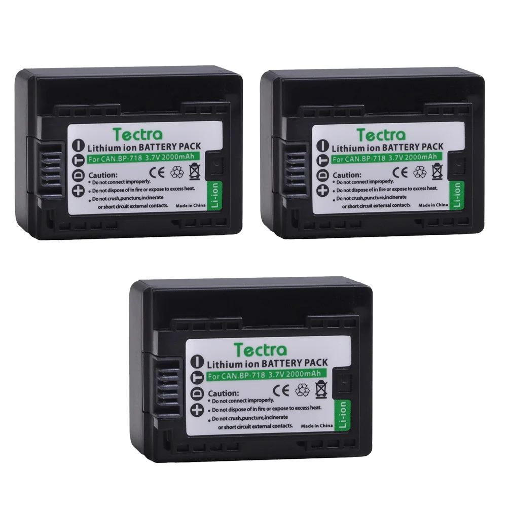Аккумулятор для фотокамеры Canon VIXIA HF M50 M500 M52 R300 R32 R40 R42 R50 R52 R500 LEGRIA R86 BP718 аккумулятор