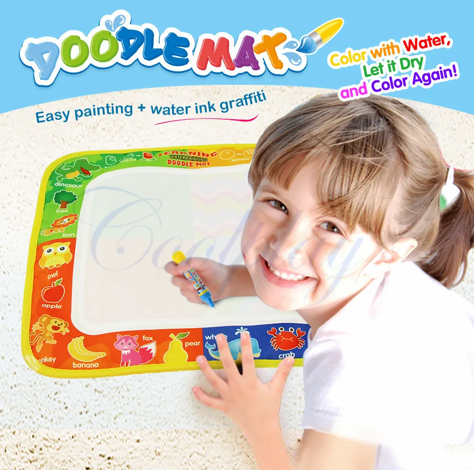 29*30 см Коврик для рисования водой с волшебной ручкой для рисования нетоксичный коврик для рисования водой для раннего образования игрушка для рисования для детей