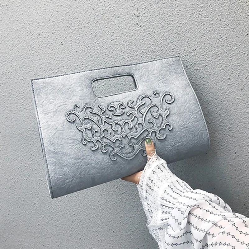 Women Leather Handbag Retro Clutch Bag Female Messenger Crossbody Shoulder Bags Lady Envelope Bag Party Purse Sac A Main SS7272 (20)