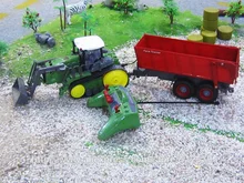 Big Electric Digger Remote Control Multifuncional rc farm trailer children tractor truck Rc Excavator Toy Car