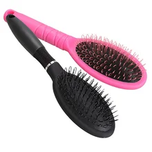 Profesional antiestático Loop Brush Comb enreda libremente para del pelo extensiones 2 color