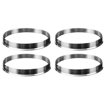 

4 x Universal Aluminum Hub Centric Ring Wheel Spacer Set 74.1mm O/D 72.6mm I/D
