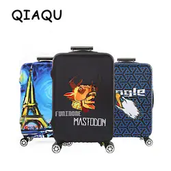 Qi эластичные тканевый багаж защитная крышка, Suitable18-32 дюйм(ов), тележка Чехол Дорожный пылезащитный AccessoriesAnimal print