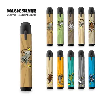 

Magic Shark Zombie Death Stereo Sticker for Myblu Skin Cover Case Sticker For Myblu E Cigarette New Arrival