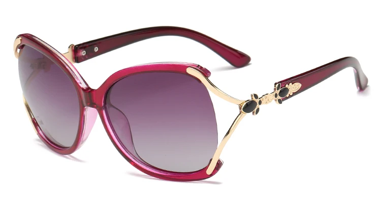 Модные поляризационные солнцезащитные очки для женщин, Брендовые очки, пластиковые женские солнцезащитные очки для женщин, солнцезащитные очки lunetes De Soleil Femme 8882 - Цвет линз: C2