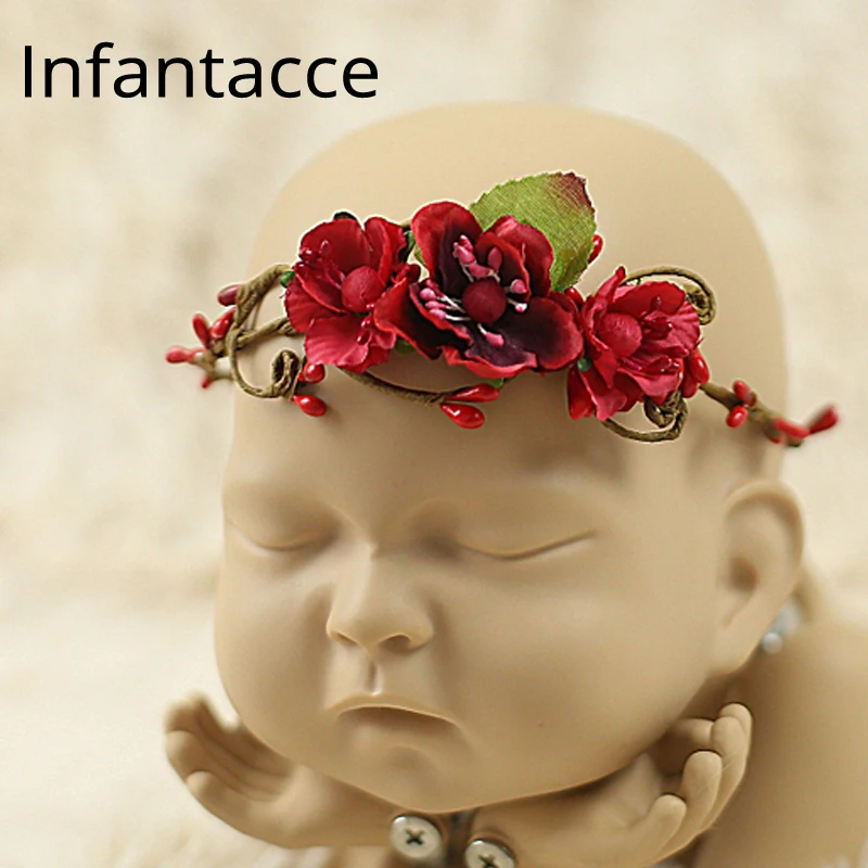 Buy RED handmade newborn Baby Headband , Newborn