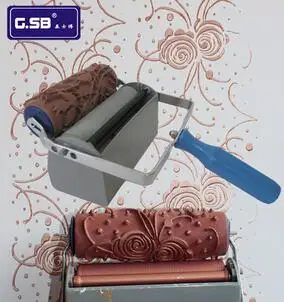 

6'' two color wall decoration machines | knurled mold | without the decoration roller | connect with extension shaft GSB tool