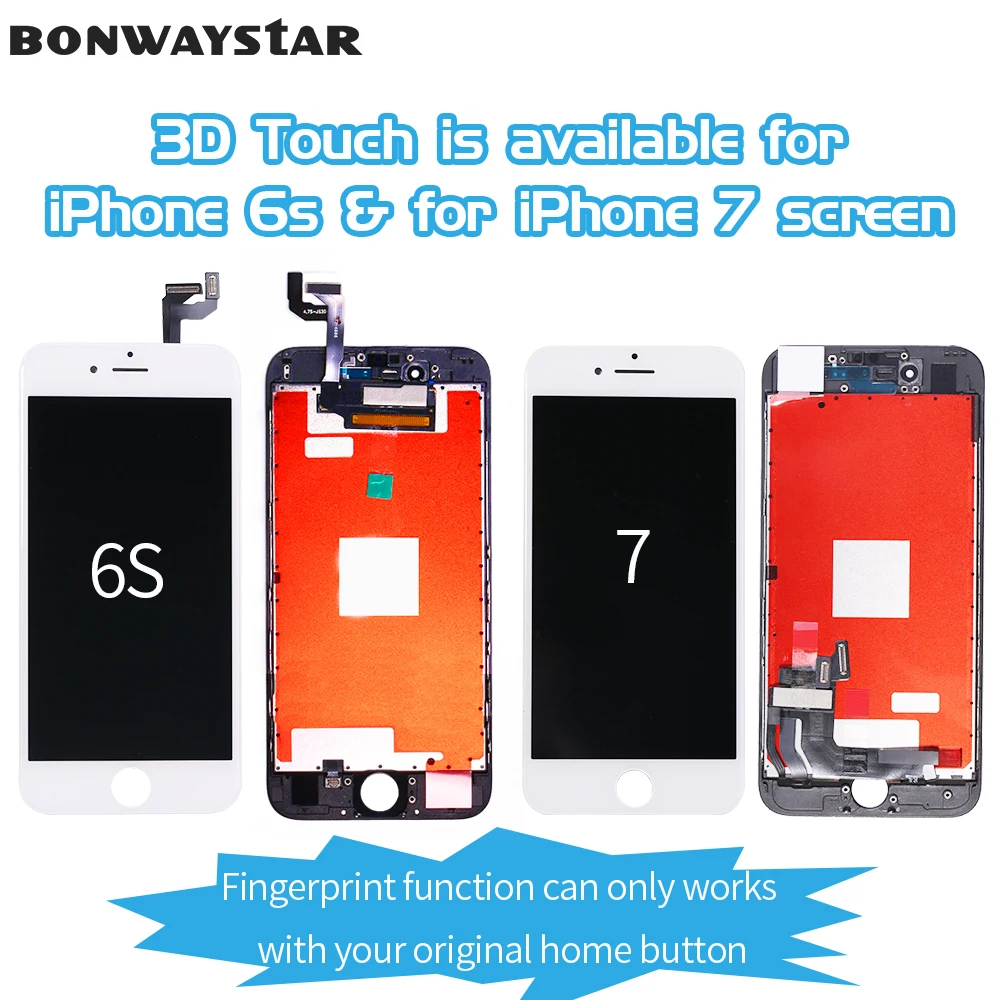 

100% A+++ Quality Display for Iphone 6 LCD Touch Replacement Screen Digitizer Assembly For Iphone 5S 6s LCD Screen No Dead pixel