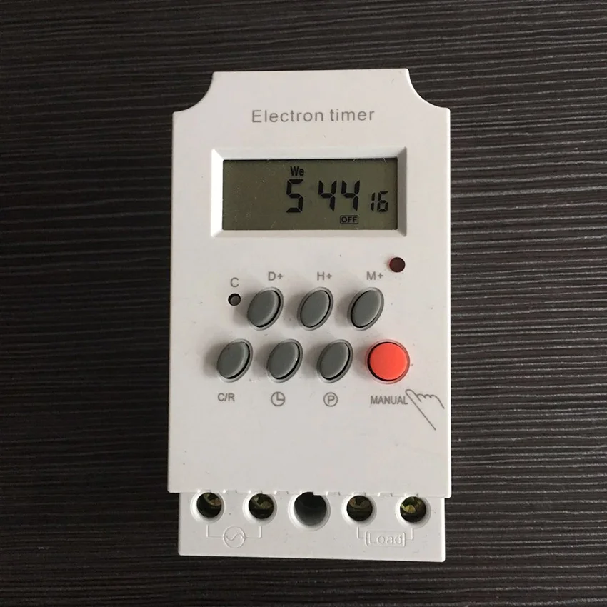 KG316T-A Microcomputer Timer Switch Digital LCD Programmable Time Control Switch 220vac
