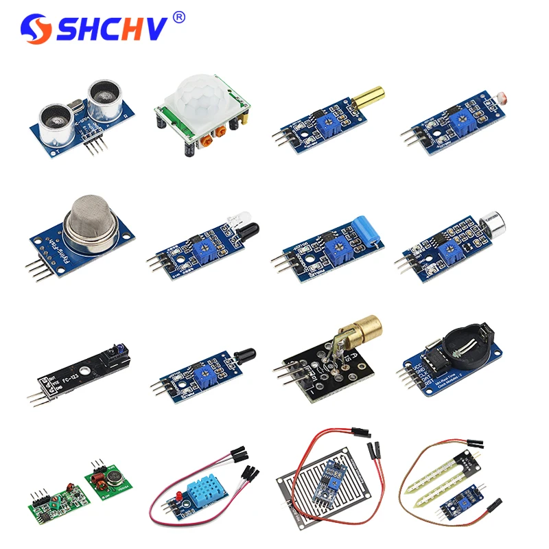 Модуль датчика 16 в 1 Raspberry Pi 3 2 видов датчиков s шт./лот наборы для UNO R3 модуль сделай