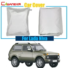 Cawanerl VEHÍCULO TODOTERRENO Cubierta Del Coche UV Dom Lluvia Nieve Cubierta A Prueba de Polvo Resistente Para Lada Niva Envío Gratis!