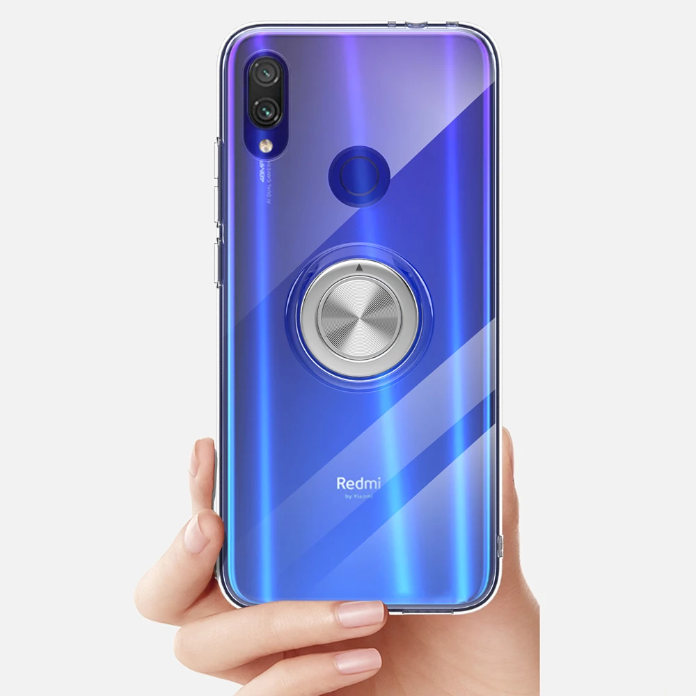 Чехол для Xiaomi Redmi Note 7, чехол, мягкий прозрачный чехол для телефона Redmi Note 7, Redmi Note 7 Pro, магнитный силиконовый чехол