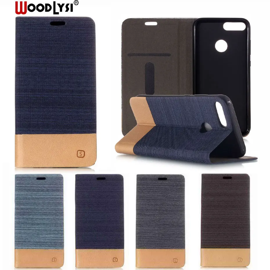 

WOODLYSI Wallet Phone Case For huawei honor 9 Lite PU Leather Flip Case For huawei honor 9 lite Book style flip stand phone Case