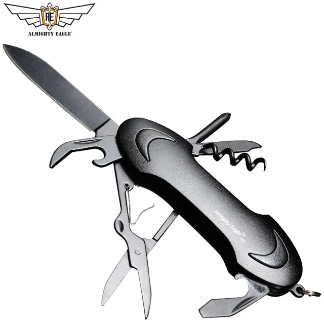 ALMIGHTY EAGLE Multifunction tools Portable tool Scissors Screwdriver Army Pocket Swiss Knife Camping Survival equipment 3