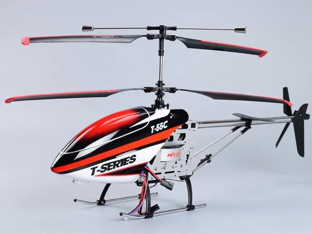 

T55C Helicopter 2.4G 2CH 6-Aixs Gyro Flybarless RC Helicopter RTF For child Gift