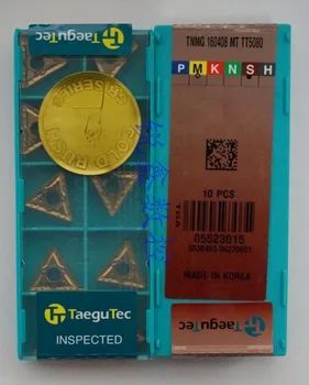 

Taegutec tungsten carbide inserts TNMG160408MT TT5080 wholesale TNMG 160408 MT TT5080 for High-temp alloys