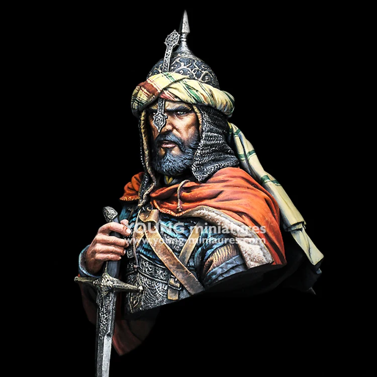 1/10 Аравийский рыцарь смола модель бюста GK история войны разобранный и