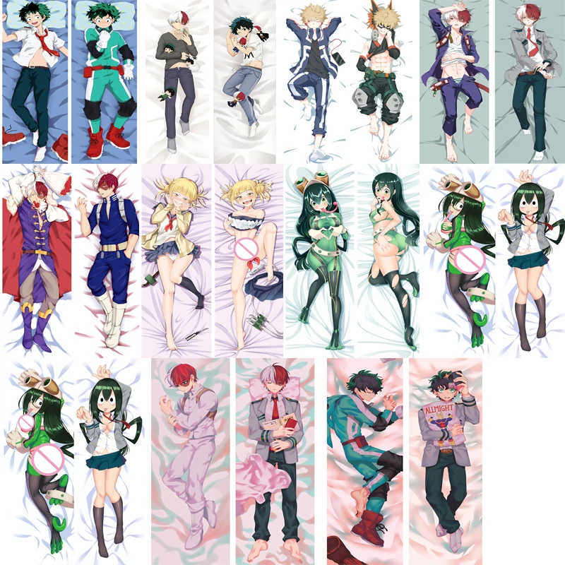 Boku no Hero Academia Asui Tsuyu Dakimakura Anime Hugging Body Pillow Case cover