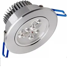 Упаковка из 20, Pocketman 220V 3W светодиодный встраиваемый потолочный светильник вниз светильник s Точечный светильник, теплый белый, 360-390 люмен(эквивалент 30 W