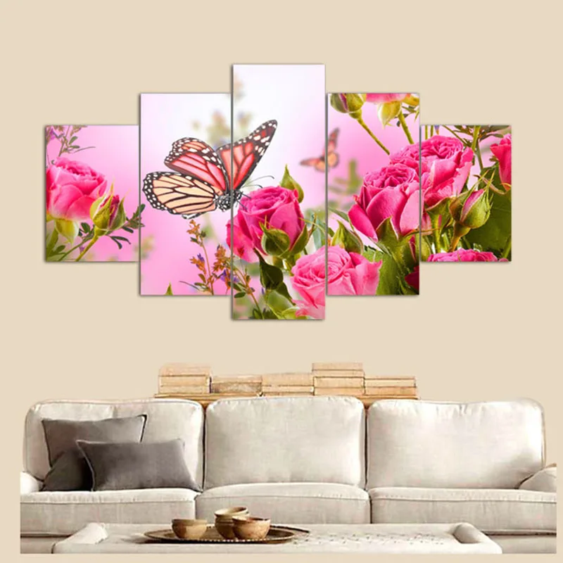 5-Piece-canvas-anime-Animal-oil-painting-Has-framework-or-unframed-Wall-art-picture-home-decoration (1)