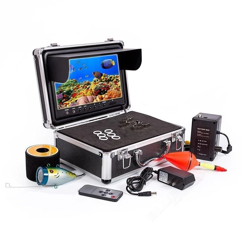 

Vieweye 1000TVL Fish Finder Lights Controllable 7" Underwater Video Fishing Camera Kit Fish Finder IR LED Infrared Lamp Fish Cam