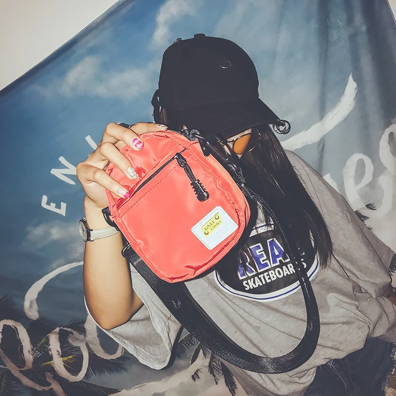 

Mini Hip-Hop Messenger Crossbody Bags Women Oxford Waterproof Shoulder Bags for Teenager Girls Fashion Stree Small Phone Bag Sac
