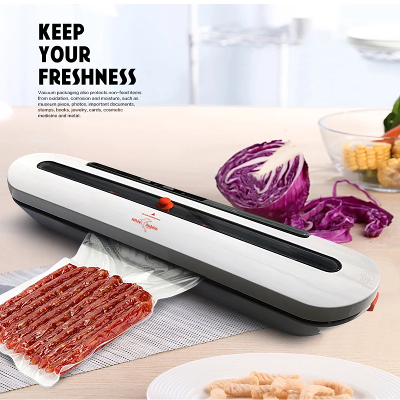 

Household Food Vacuum Sealer Packaging Machine With Free Bags 220V 110V Automatic Commercial Best Vacuum Food Sealer Mini