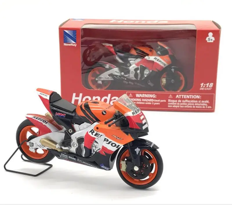 1:18 Масштаб moto rcycle модели, высокая моделирования Honda moto GP RCV moto rcycle игрушки, Коллекционная модель