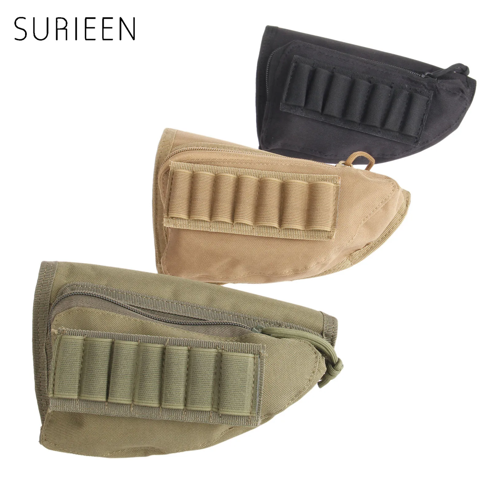 SURIEEN Tactical Pouch Hunting Military Buttstock Pistol Rifle Stock