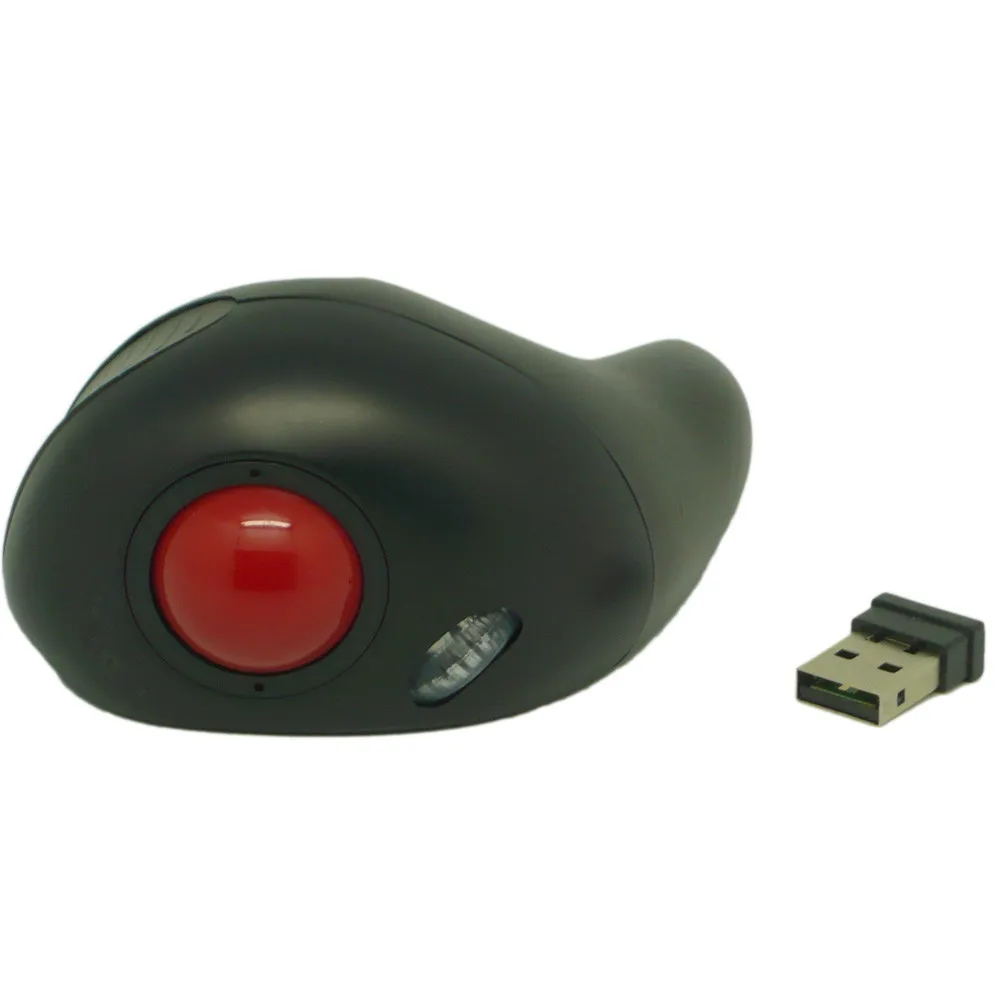 Беспроводной Мышь Беспроводной палец Ручной USB мяч на направляющей 1000 Точек на дюйм Мышь мыши ПК, ноутбука, настольного компьютера ПК ОС l109#3