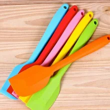 100 шт./лот, высокое Качество Большой Размер 28.5 см Кухня Торт Скребок Премиум Силиконовые Шпатель Для Выпечки Формы Для Выпечки Инструмент