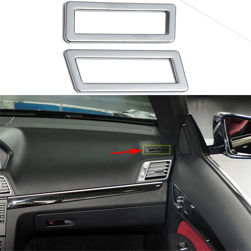 Хром верхний Крышка для воздуховода Накладка Mercedes Benz E класс 2dr E200 2012 2015|benz e|trim