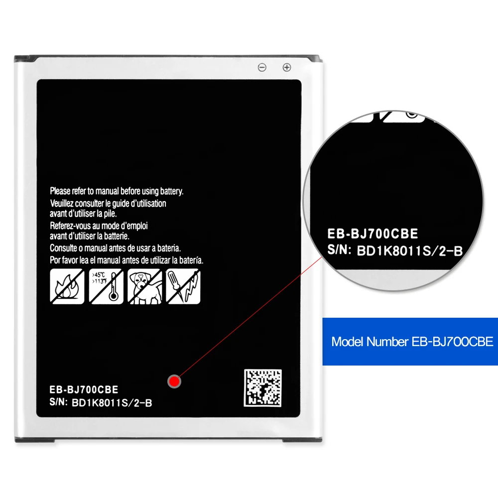 Srjtek для samsung Galaxy J7 2015 Батарея инструменты EB BJ700CBE 3000 mAh J700F J700 J7009 J7000 j700H|Аккумуляторы